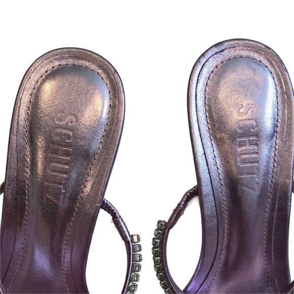 Schutz Transparent & Rose Marteri Sandal Sz. 7 - Picture 4 of 5